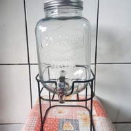 4 LITER GLASS DISPENSER / BEVERAGE CONTAINER