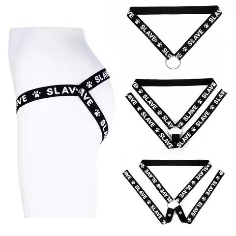 chastity lock auxiliary belt for men, CB lock fixing belt, slave master-slave training, SM lifting t