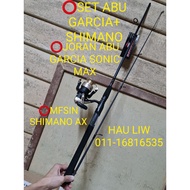 【ORIGINAL】Abu Garcia+Shimano Fishing Full Set Pancing (Rod+Reel)