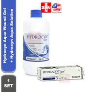 Hydrocyn Aqua Wound Gel 15g + Hydrocyn Aqua Solution 500ml ( wound care / luka)