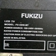 model FUKIZU FU-43H8-MT  Fukizu FU-43HB-MT LED BACKLIGHT LAMPU TV