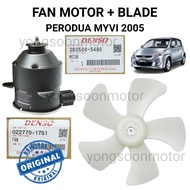 ORIGINAL DENSO FAN MOTOR W/BLADE 263500-5480 PERODUA MYVI 2005
