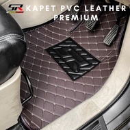Premium PVC Leather Carpet 2 Rows Super Premium PVC Car Carpet
