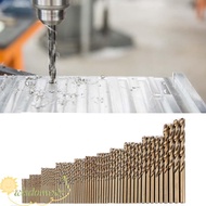 WISDOM M35 Cobalt Drill Bit Set, HSS Drill Bit M35 Cobalt Material HSS-CO Twist Drills, High Precisi