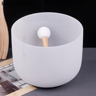 DomeDecor ชามคริสตัลสำหรับร้องเพลง8นิ้ว432Hz สำหรับฝึกโยคะชามคริสตัลธิเบตมีเครื่องช่วยบำบัดเสียง