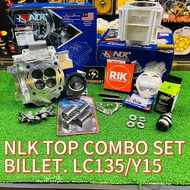 NLK PERFORMANCE TOP COMBO SET SPEC 74 76 LC135 Y15ZR UNTUK MOTOR LC135 Y15ZR PAKAI