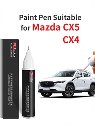 Orignal Specially Car Touch up pen Paint Pen Suitable For Mazda CX5 Paint Fixer Pearlescent White Platinum Steel Gray Soul Red CX4 Car Supplies Accessories Origina