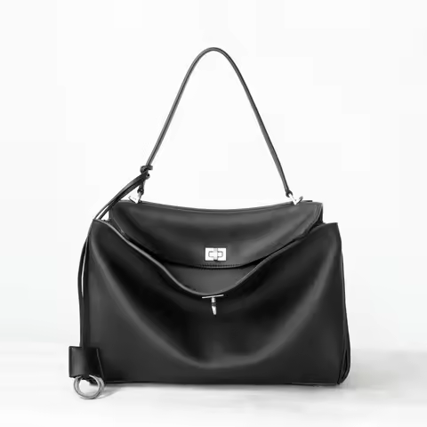 Genuine leather handbag new high-capacity soft top layer cowhide lazy and relaxed feeling, high-end 