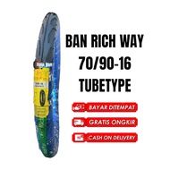 Rich way tire 70/90-16 Ring 16 tire 70/90-16 imported tire outer tire 70/90-16 motorcycle tire Ring 