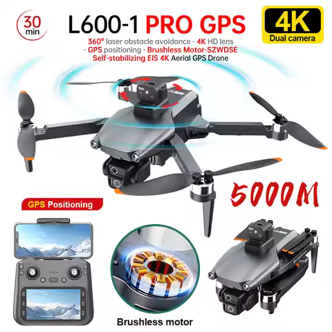New L600 Pro-1 Max Drone 3-Axis 4K HD Dual Camera Brushless Motor With Laser Obstacle Avoidance GPS 