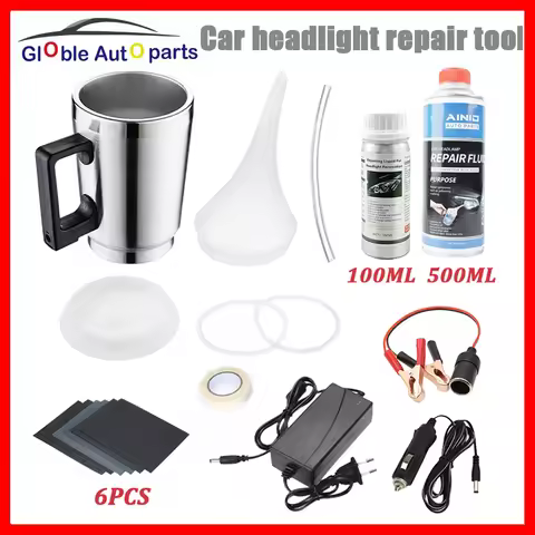 Automotive Headlight Care Tool Car Headlight Polish Restoration Kit Headlight Restoration Set Car He