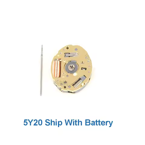 New Original 5Y30 5Y20 Two Needle Quartz Movement Watch Accessories 5Y30 Movement Three Needle For W