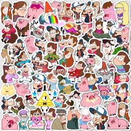 70pcs Stiker Gravity Falls | Sticker Gravity Falls | Stiker Kartun | Sticker Kartun | Stiker Pack | 