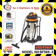 OGAWA BF585-3 / BF585-3E 80L Industrial Wet & Dry Vacuum Cleaner 3000W