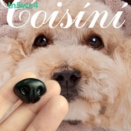 TN5WC4 Dog Noses for Crafts, Black Plastic Dog Noses Noses DIY Accessories, Crochet Toy Plug-in 15mm