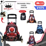 3-Wheel Trolley Bag for Elementary School Boys 1175