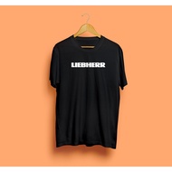 Liebherr Group Company Mobile Crane Truck Excavator Short Sleeve Plus Size Tops Tees Men's T-shirt Sportswear Birthday Gift