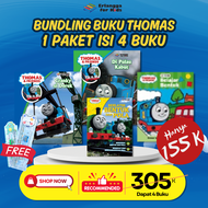 [Erlangga Official] Bundling Buku: Isi 4 Buku Aktivitas Anak Thomas And Friends