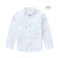 White Boy Shirt เสื้อเชิ้ตเด็กเล็กเด็กโต เชิ้ตเด็กเล็ก แขนยาวสีขาว ใส่กับสูท ใส่แยก เชิ้ตใส่ไปงาน ขนาด 80, 90, 100, 110, 120, 130, 140, 150. 160, 170 (3 เดือนถึง 12 ปี)