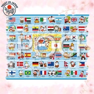 [from JAPAN] Epoch Apollo's Picture Puzzle: Doraemon Anywhere, Flags of the World, 75-Piece Children