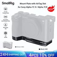 SmallRig A7C II/A7CR Mount Plate with AirTag Slot for Sony Alpha 7C II / Alpha 7CR with Arca-Swiss Q