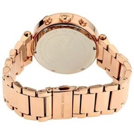 MICHAEL KORS 手錶 水鑽錶圈 腕錶 三眼計時 女錶 MK5491 玫瑰金 J816
