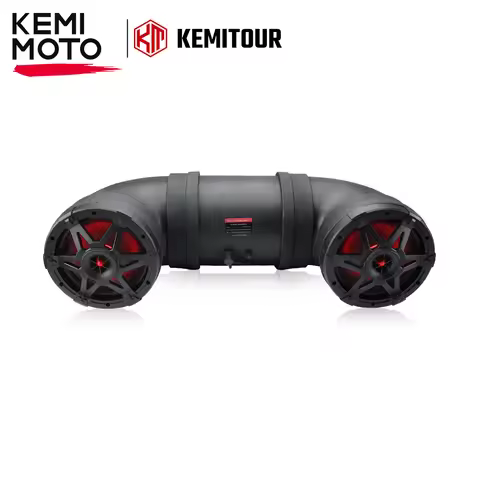 8.0in ATV Speakers Bluetooth Remote UTV Sound Bar with LED Light for Can-Am Outlander 500 650 800 85