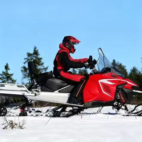 Fun 120 km/h maximum speed 63.7kw power output high performance adventure snowmobile