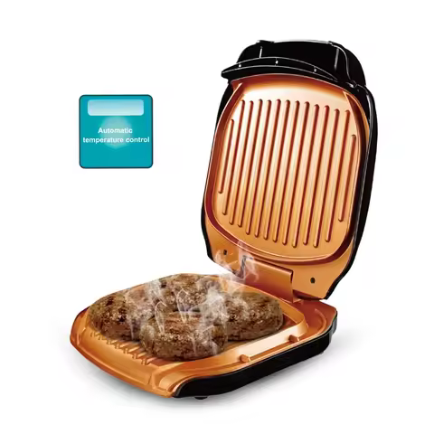 1200W Indoor Electric Grill Electric Grill Pan Non-stick Electric Steak Griller Griller Sandwich Toa