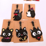 5QRT Hayao Miyazaki Witch's Delivery Service Jiji Cat Natsume Friends Book Luggage Tag Boarding Pass