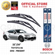 Bosch Advantage Wiper Blade Set for Toyota 86 2012-Present (22 Inches/20 Inches)