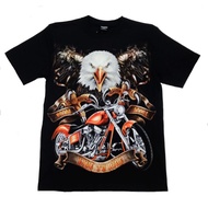 [EAGLE SHORT SLEEVE] Full HD and 3D T- Shirt Live To Ride