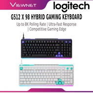 Logitech G512 X 98 Hybrid Gaming Keyboard Analog Mechanical RGB 8K Polling USB-C KEYCONTROL 1000g
