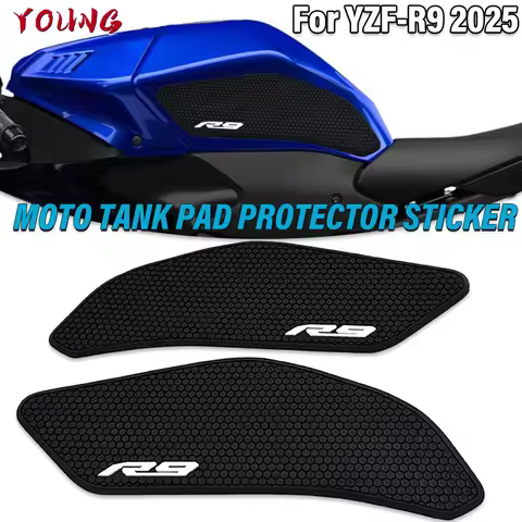 2025 New YZF R9 Motorcycle Accessories Tank Pad Protector Sticker Decal Gas Knee Grip For Yamaha YZF