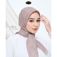 [EXCLUSIVE NEW HIJAB COLLECTION] Ayesha scarf By Yessana|| Hijab Segi Empat Lacer Cut Segiempat Moti