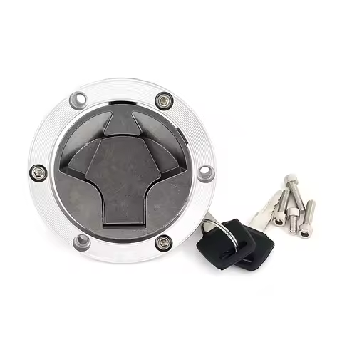 Motorcycle Fuel Gas Tank Cap Cover Lock+Key For Kawasaki Ninja 250 EX300 EX 250 EX250 Ninja 300 Z250
