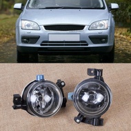 DWCX 2pcs Black Left +Right Side Fog Lights Lamp H8 55W 12V Fit for Ford Focus 2005 2006 2007 3M51-1