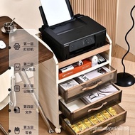 Desktop Multi-Layer Storage Rack under Desk Home a4Storage Box Printer Storage Rack with Drawer on T