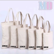 Plain Canvas Tote Bag (Katsa Bag / Eco Bag) without Zipper wholesale and retail