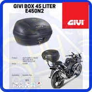 ORIGINAL GIVI BOX E450N2 ACCESSORIES MONOLOCK TOP CASE ORI GIVI E450N2 45 LITRE GIVI Y15ZR Y16ZR RSX