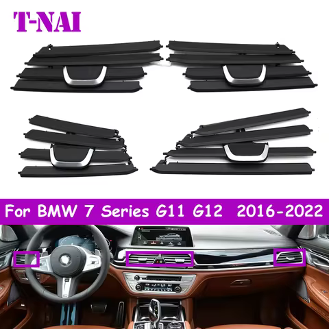 Car Front Middle Left Right Air Vent Outlet Grille AC Slide Clip Repair Kit For BMW 7 Series G11 G12
