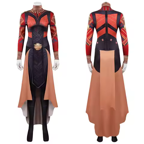 Okoye Cosplay Costume Movie Wakanda Forever Women Jumpsuit Outfit Halloween Party Clothes For Ladies