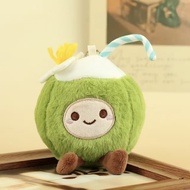 Coconut keychain, coconut water cotton