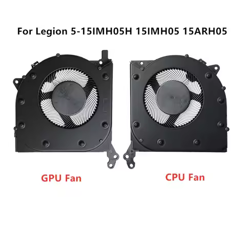 Brand Original New Laptop CPU GPU Cooling fans For Lenovo Legion 5-15IMH05H 15IMH05 15ARH05 5F10S139
