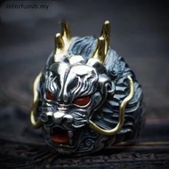 XXHZ Retro Dragon Pattern Men's Ring Trendy Luxury Adjustable Ring for Wedding Guest Wear Anniversar