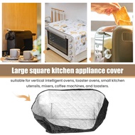 Smart Oven Cover Convection Toaster Oven Cover Size Square Kitchen Appliance Cover Kitchen Appliance Case With Two Big Pockets (Black)