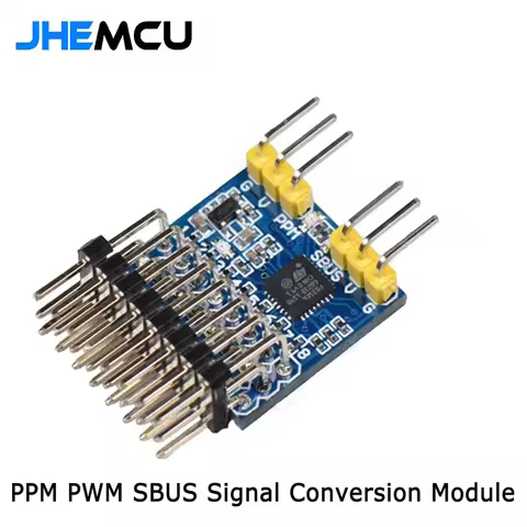 JHEMCU 8CH Receiver PWM PPM SBUS 32bit Encoder Signal Conversion Module Converter input voltage 3.3-