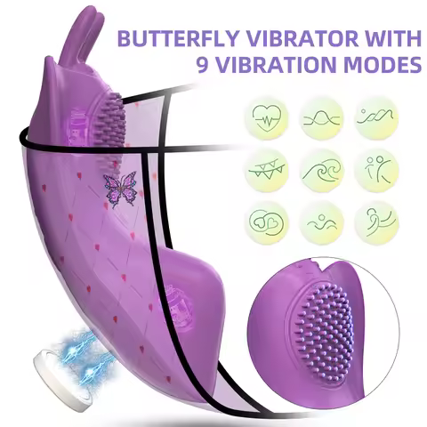 Butterfly Wearable Vibrator Wireless APP Remote Panties Dildo Vibrator for Women Clitoral Stimulator