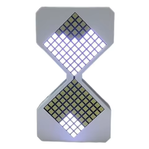 Cyber Style LED Electronic Hourglass with Gravity Sensing 1-30 Min Timer DIY Digital Sand Clock Home