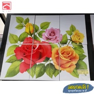 Flower Series Photo Wall Tiles Variety Of Designs 8x10 Inches And 8x8 (Order 1 Set/Order Only)